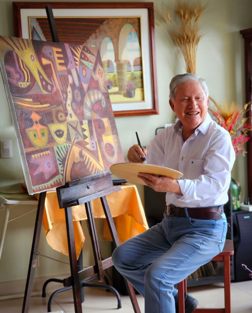 Mario Salazar artista Ecuatoriano
